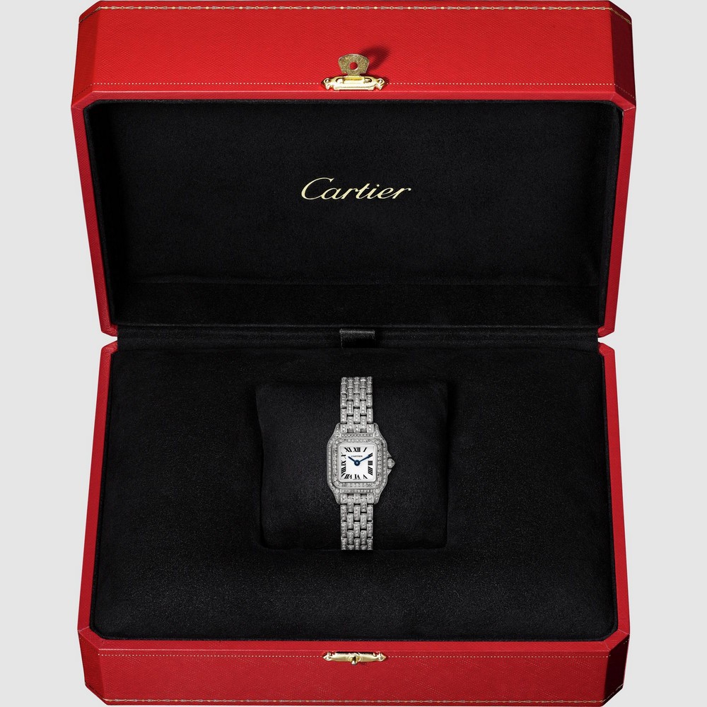 Đồng Hồ Cartier Panthère De Cartier Mini Watch Nữ Xám